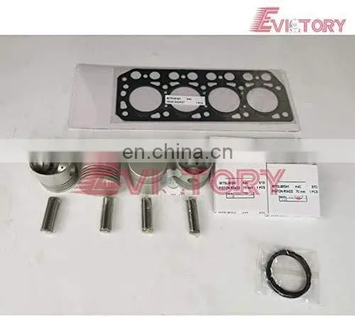 for Mitsubishi K4C Piston Ring Gasket Bearing Set photo-2