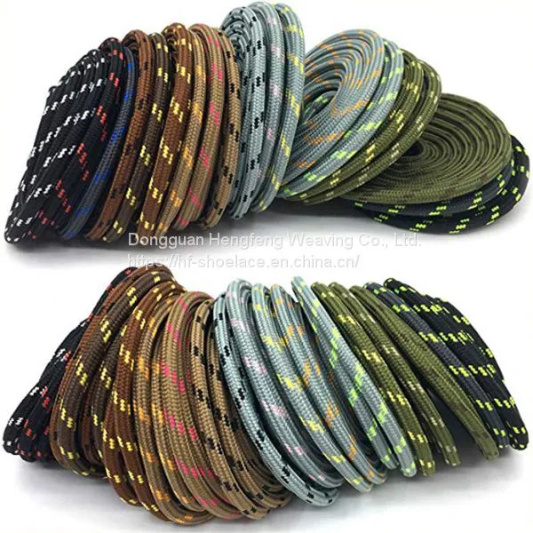 Bulk Work Boot Laces Outdoor Mountaineering Hiking Walking Polyester Pattern Shoelaces photo-2