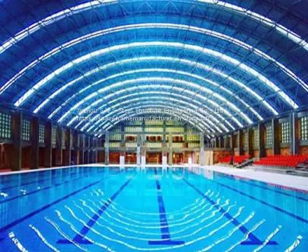 Prefabricated Steel Structure Swimming Pool Roof photo-4