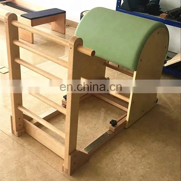 White Maple Wood Pilates Ladder Barrel Used in Pilates Studio Ladder Barrel Pilates SRP32 photo-2