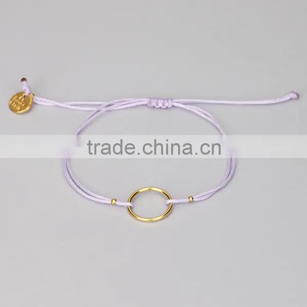 Simple Elephant Charm Rope Bracelet, Elephant Charm Friendship Bracelet photo-2