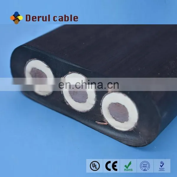 Flat Cable for Cranes Flat Cable for Crane and Conveyors Protective Sheath Cable photo-2