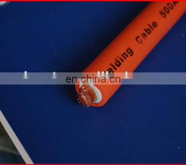 Flexible Pure Copper Rubber Insulated 185mm2 Rubber Welding Cable photo-2