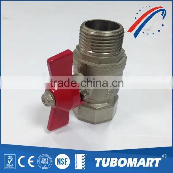 Factory Provide Directly High Temperature Brass DN20 Ball Valve With Steel Handle photo-3