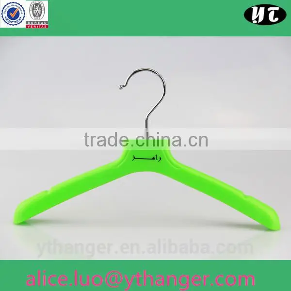 AL12 Wholesale Kids Plastic Short Clothes Hanger photo-3