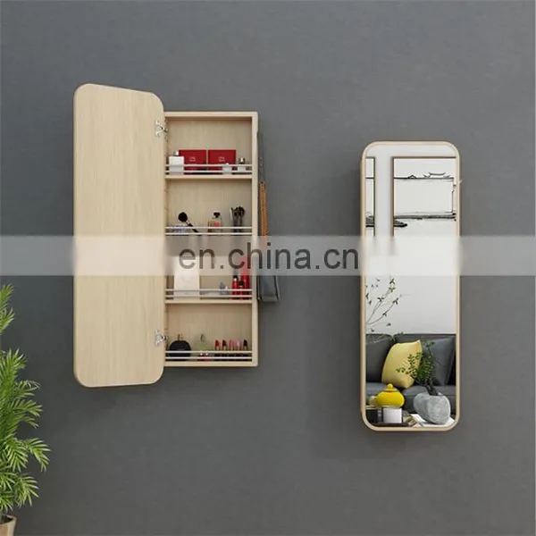 Modern Multi-function Cabinet Dressing Storage Full Body Bedroom Dressing Mirror Wall-mounted Cosmetic Mirror