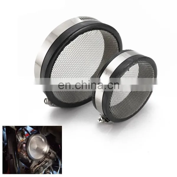 AUSO TD-272 76mm/102mm Turbo Protector Air Screen Insert Air Inlet Protection Cover For Motorcycle Air Intake Filter