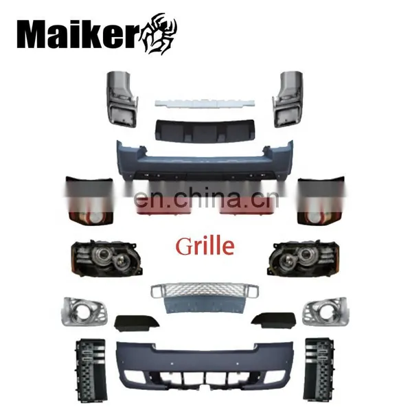 Full Set Body Kits for Land Rover Range Rover Vogue PP/steel Material Full Auto Part for Land Rover
