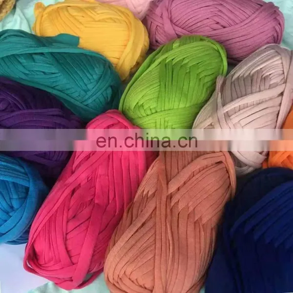 Yarn Handbag T-shirt Yarn Crochet Hand Knitting Cotton Spaghetti For Crochet