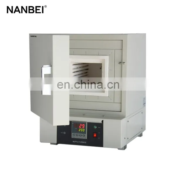 1600 1200 1000 Degree Lab Electric Resistance Ceramic Fiber Muffle Furnace photo-3