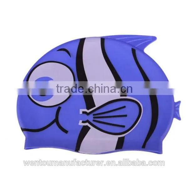Swimming Cap Silicon Child Diving Waterproof Swimming Cap photo-3