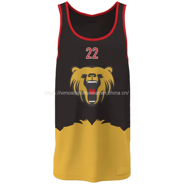Wholesale Custom Sublimated Basketball Jersey With Polyester