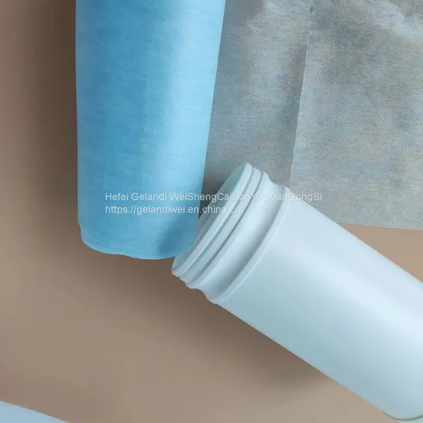 Grande Disposable Wet And Dry Towel Reticulate Pattern Customized Non-woven Fabric Soft Towel Roll photo-4