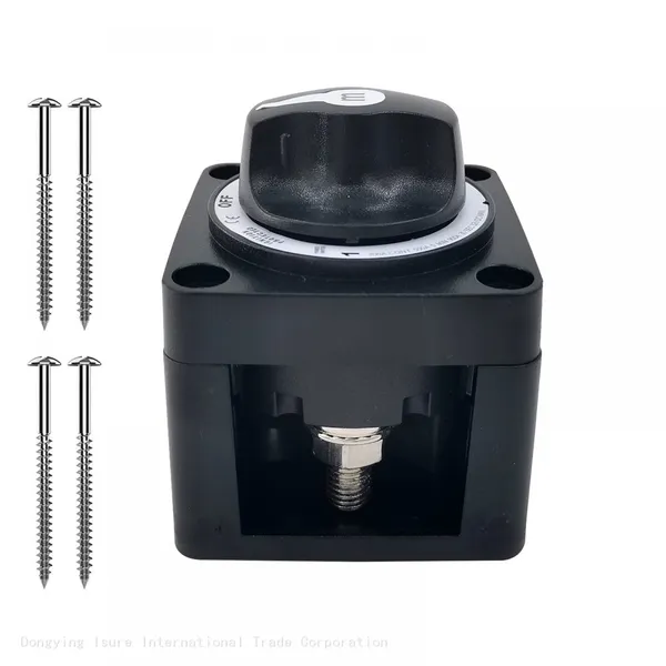 ISURE MARINE 32V Isolator Disconnect Rotary Switch Waterproof Ignition Protected Marine Boat Battery Isolator Selector Switches