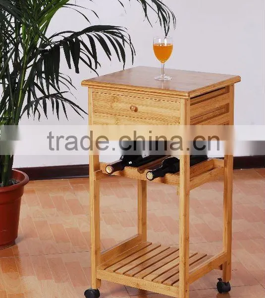 Bamboo Kitchen Trolley