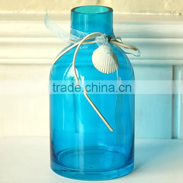 Glass Vase With Rope Wrapped.colored Small Glass Vases photo-2