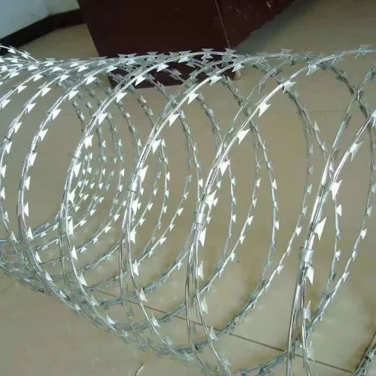 Razor Wire Stainless Steel Roller Cage Anti Rust Protection Barbed Wire Barbed Wire Anti Theft Anti Climbing Barbed Wire Fence Anti Climbing Mesh photo-2