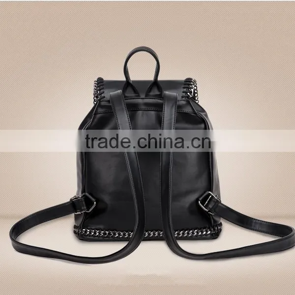 New Design Female Bag pu Backpack Fashion Lady Backpack 2016 Summer Fashion Backpack photo-3