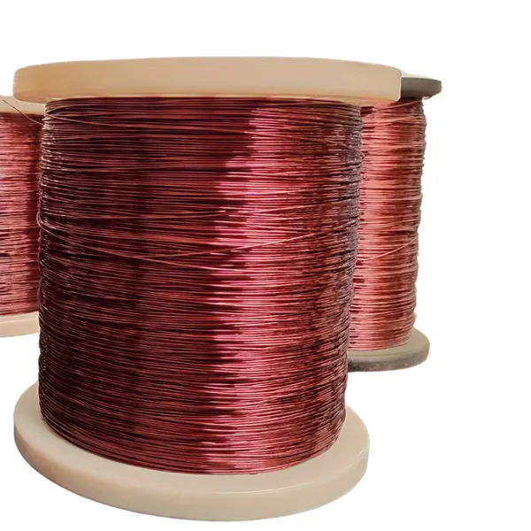 1.00-5.00mm Polyamide Compound 220 130 Class Polyester Enameled Round Aluminum Wire Copper Wire for Motor Transformer Flat Wire photo-3