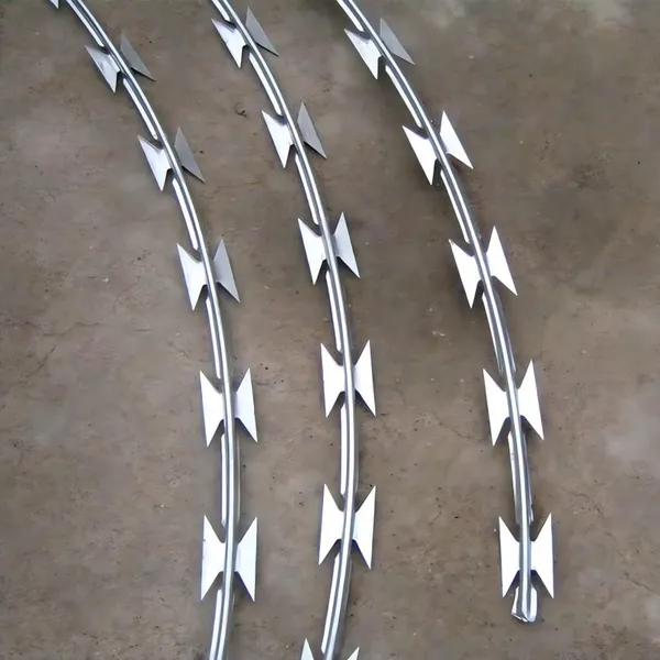 Hot Selling Galvanized Multiple Types Razor Barbed Wire photo-4