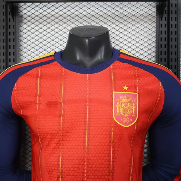 2026 Season Spain Home Jersey Men’s Short-Sleeve Soccer Shirt for World Cup in the USA, Canada, and Mexico, Yamaar National Team photo-4