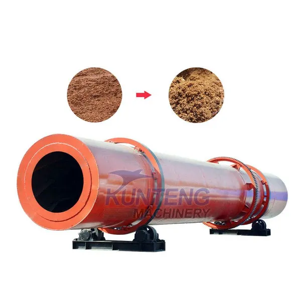 Industrial Powder Small Size Raw Material Drying Machine Rotary Continuous Dryer
