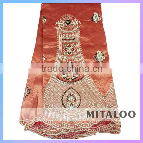 Mitaloo High Quality African George Lace Fabric China Factory For Dresses MGP0033 photo-5