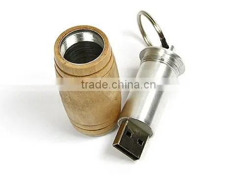 Novelty Wooden Barrel 8gb USB 2.0 USB Flash Memory Drive photo-4