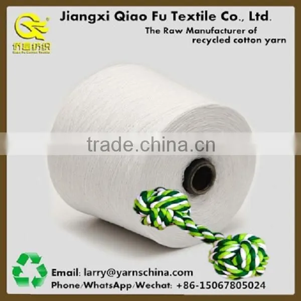 Open End Recycled Cotton Yarn Blended Polyester for Knitting Pet Toy With Free Yarn Sample photo-4