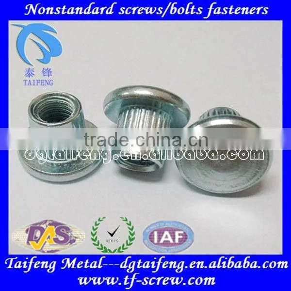 Galvanized Metal Steel Flat Head Rivet Screw