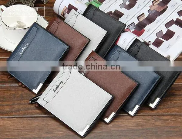 Men Bifold Business Leather Wallet Card Holder Coin Pocket Money Bag Purse photo-2