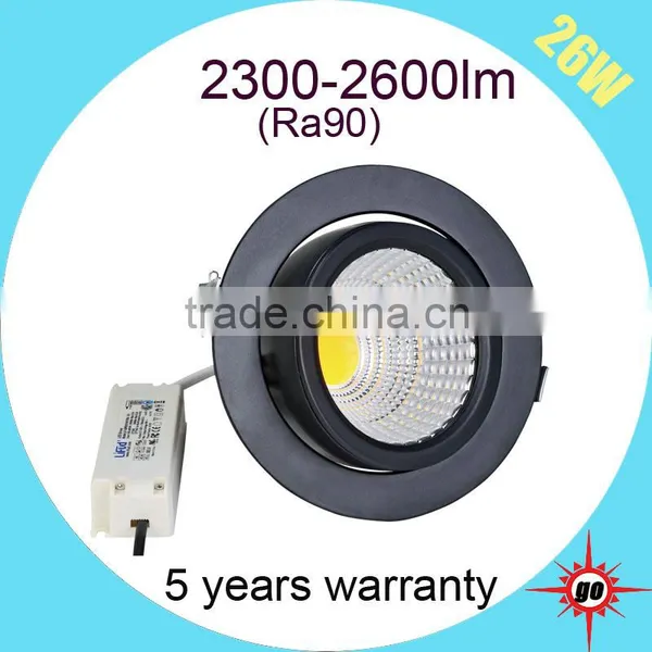 Ajustble Led Lights, 26w Rotatable Led Commercial Gimbal Downlight photo-6