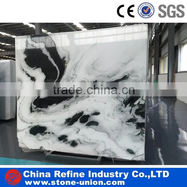 China Panda White Marble Price for Flooring Tiles and Wall Tiles Design ,panda White Marble With Black Vein photo-2