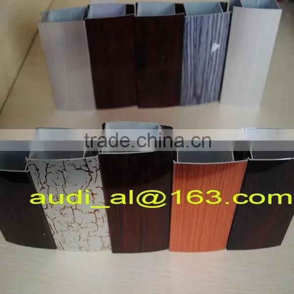 Wood Grain Aluminum Extrusion Profiles /Perfil de Aluminio photo-3
