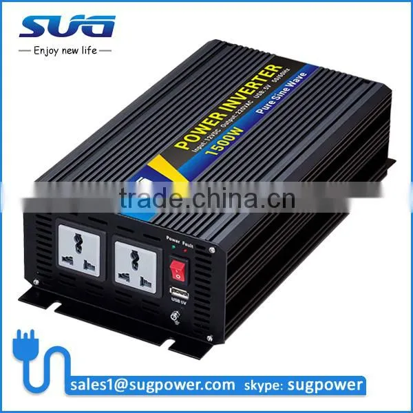 12vdc 220vac 1500w Pure Sine Wave Inverter
