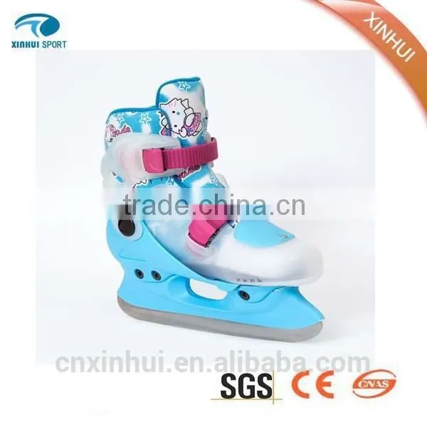 2015 New Style ,hot Sale and Upscale Ice Skating Shoes Red Color Ice Hockey Skate Shoes photo-3