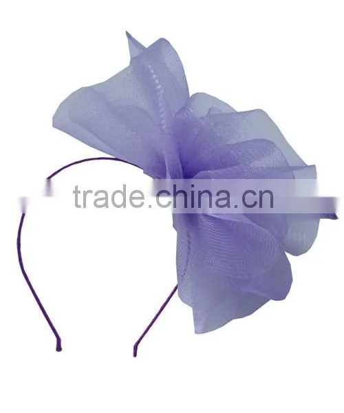 Sinamay Fascinator Hat For Women Wedding Party Church Handmade Linen Formal Hat photo-6
