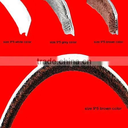 9*5mm High Quality Wool Pile Weather Strip for Seal Door Window photo-4