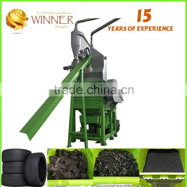 Waste Crusher Rrecycled Tire Rubber Buckets Granules photo-5