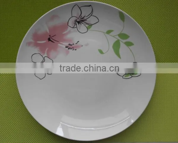 Cheap Ceramic Plate 10.5inch Dinner Plate Tableware in Stock