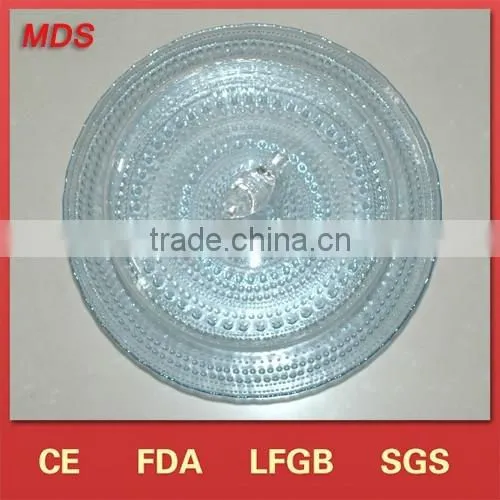 Glass Cake Tools Clear Crystal Wedding Cake Stand With Bird Design photo-2