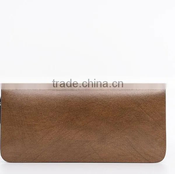 Classic Leather Wallet Money Clip Credit Card Holder photo-2