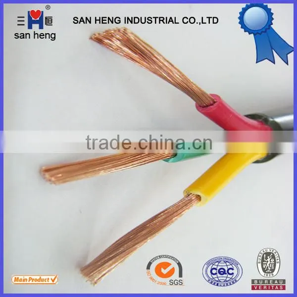 Hot! H05VV-F 3X0.75 3X1.0 3X1.5 3X4 3X6 MM2 CABLE FACTORY PVC INSULATION CABLE WIRE photo-2