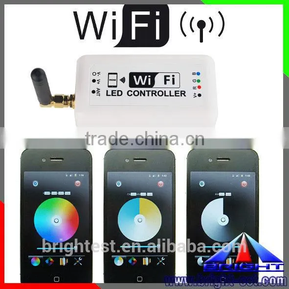 Dream Color Rgb Led Controller Wifi,IOS/Android rf Led Dimmer cc Dmx RGBW LED RF & Wifi LED Touch Controller photo-3