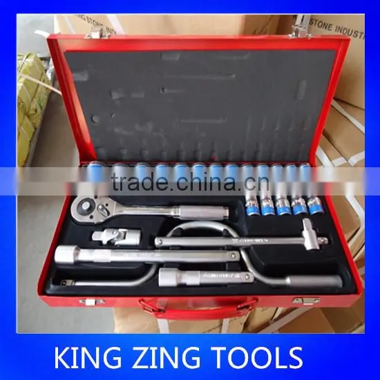 24pcs 1/4" CHROME VANADIUM Hand Socket Set photo-3