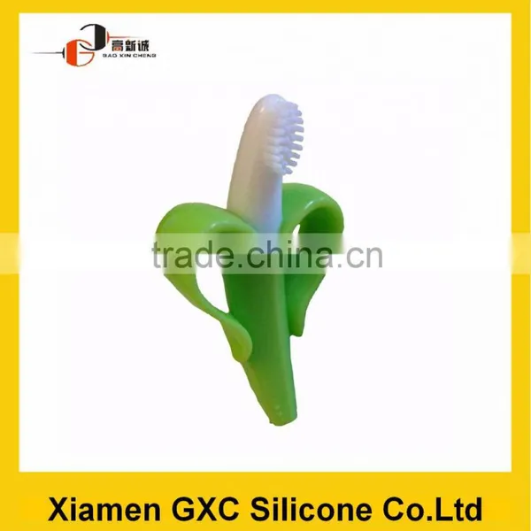 High Quality Cute Silicone Baby Toothbrush Teether Toy photo-3
