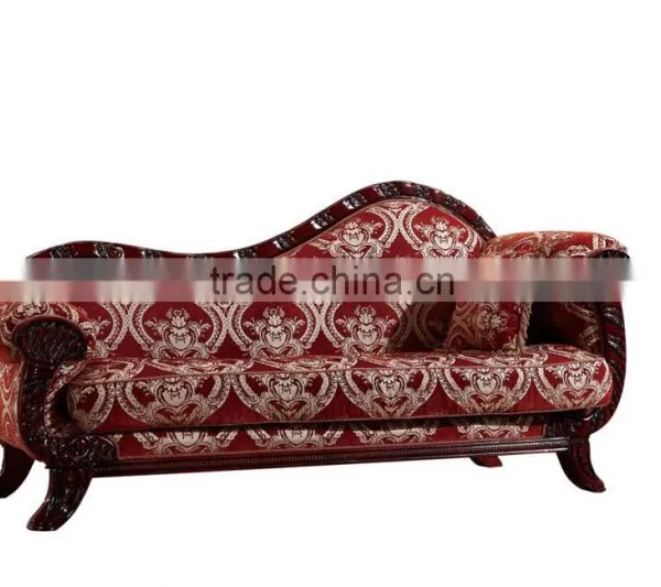 Orange Leather Single Sofa Carved Sofa Gold Furniture photo-6