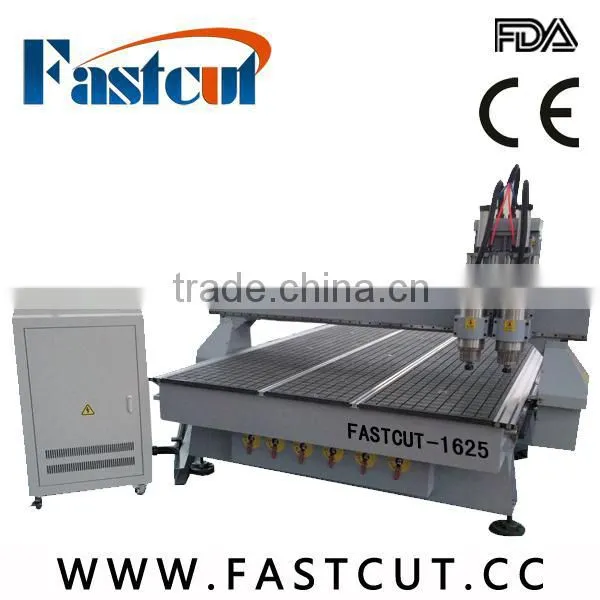 China Jinan ATC New Prduct Pneumatic Three Tool Changer Wood MDF PVC Plastic Matel Manufacturing Cnc Router Engraver photo-2