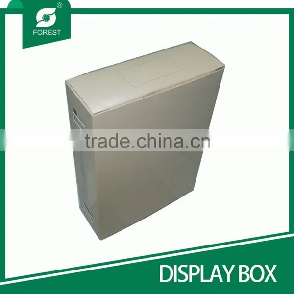 BEAUTIFUL DESIGN COATED PAPER DISPALY PACKAGING BOX WITH PVC WINDOW photo-3