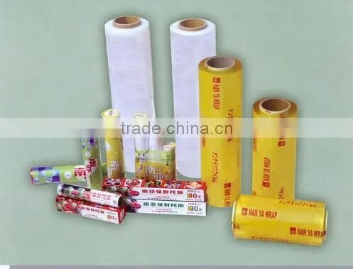 Transparent Cling Film for Food and Vegetable Packing Food Grade Wrap Film photo-5